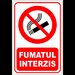Indicator pentru fumatul interzis